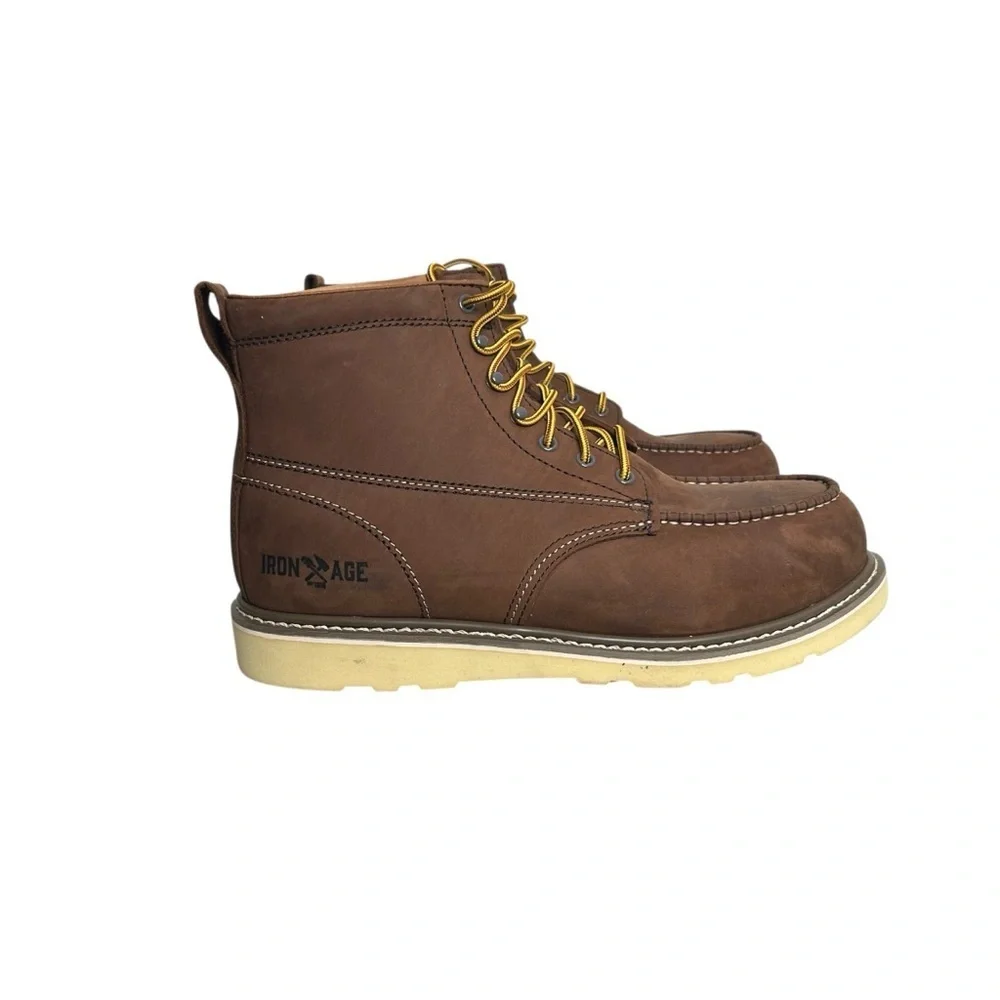 Iron Age Reinforcer 6” Electrical Steel Toe Work Safety Boots Men’s 13W IA5061